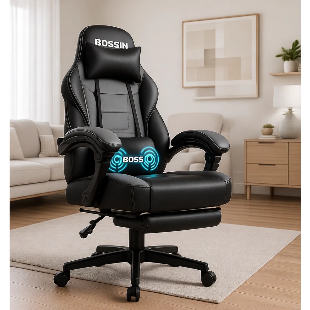 Gaming & Esports District - Ergonomische Heavy Duty Gamingstoel met massage,