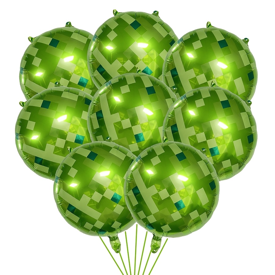 Esports Gaming Events - Pixel Green Ballonnenset - Feestdecoratie met