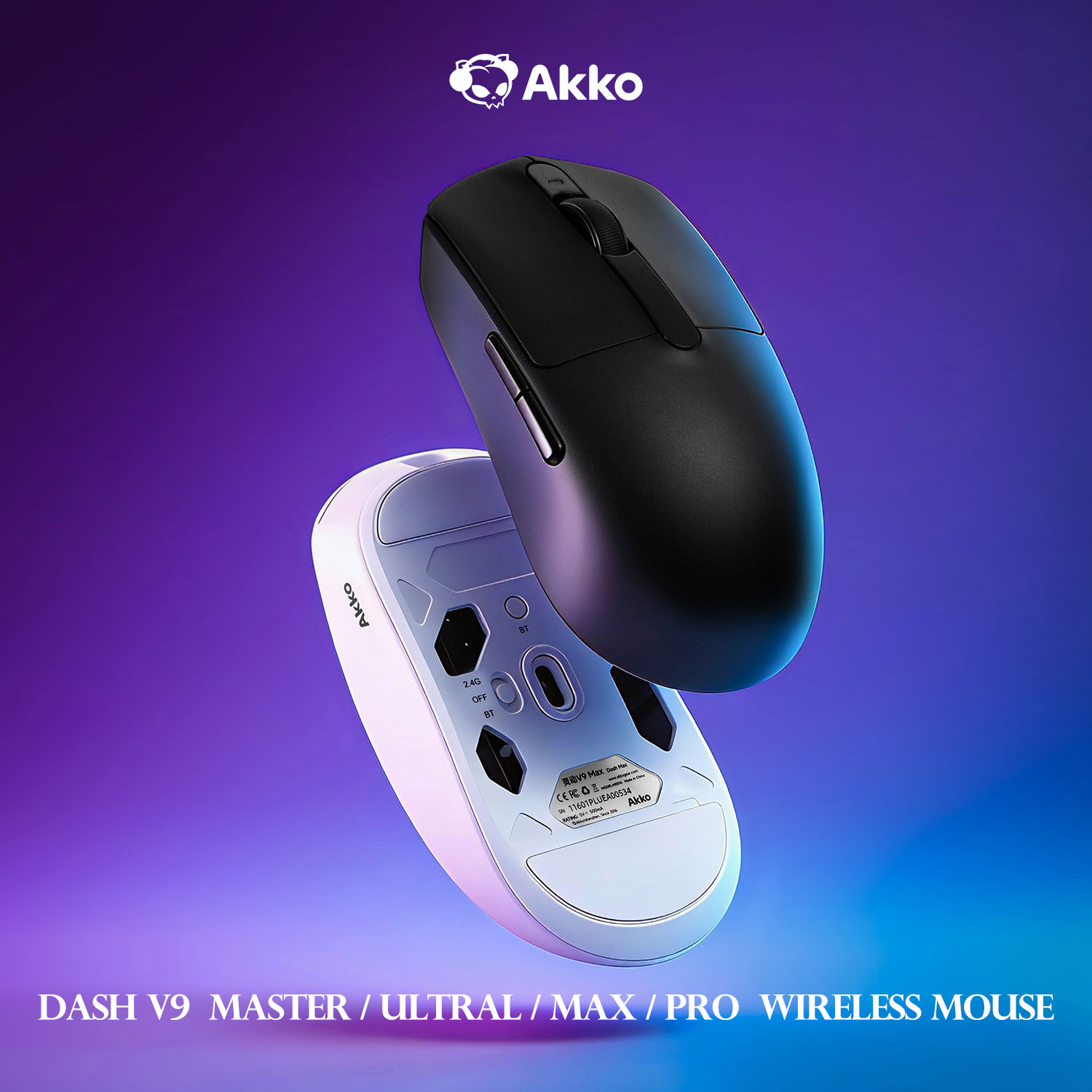 Esports Gaming Mouse Wireless - Akko Dash V9 draadloze muis PAW3950/PAW3395/PAW3955/PAW3315/PAW3311
