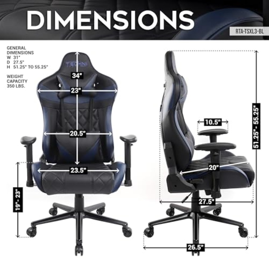 GamerXL Series XL Gamingstoel  - Gaming & Esports District recensie en prijs
