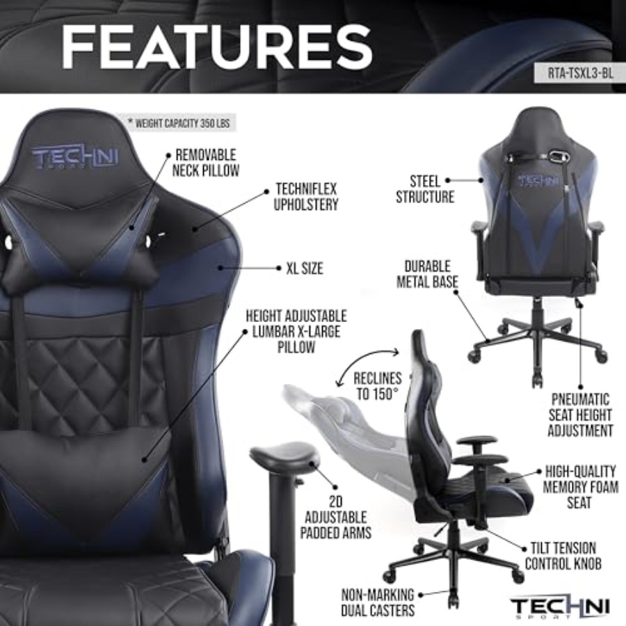 GamerXL Series XL Gamingstoel  - Gaming & Esports District recensie en prijs