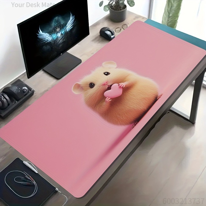 Hamster Hug Heart Roze Achterg - Esports Gaming Background recensie en prijs