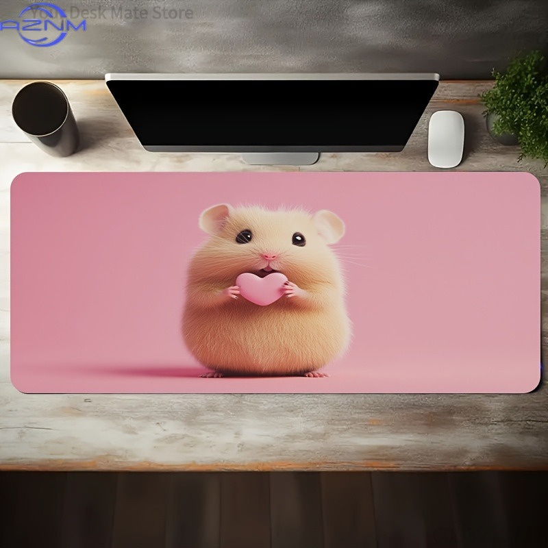 Hamster Hug Heart Roze Achterg - Esports Gaming Background recensie en prijs
