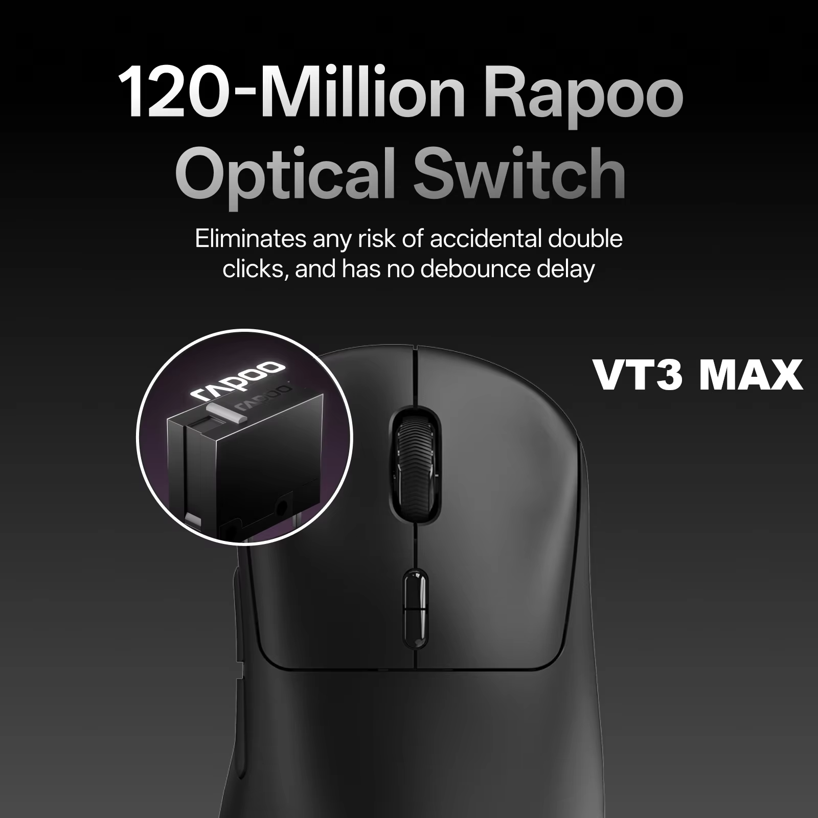 Rapoo draadloze gamingmuis 8K  - Esports Gaming Mouse Wireless recensie en prijs