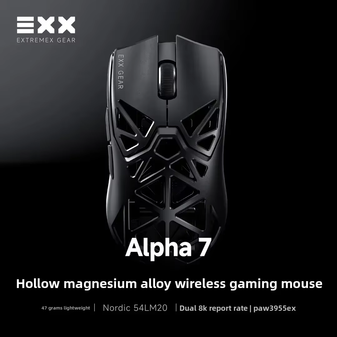 EXX Alpha7 Gaming Muis Draadlo - Esports Gaming Mice recensie en prijs