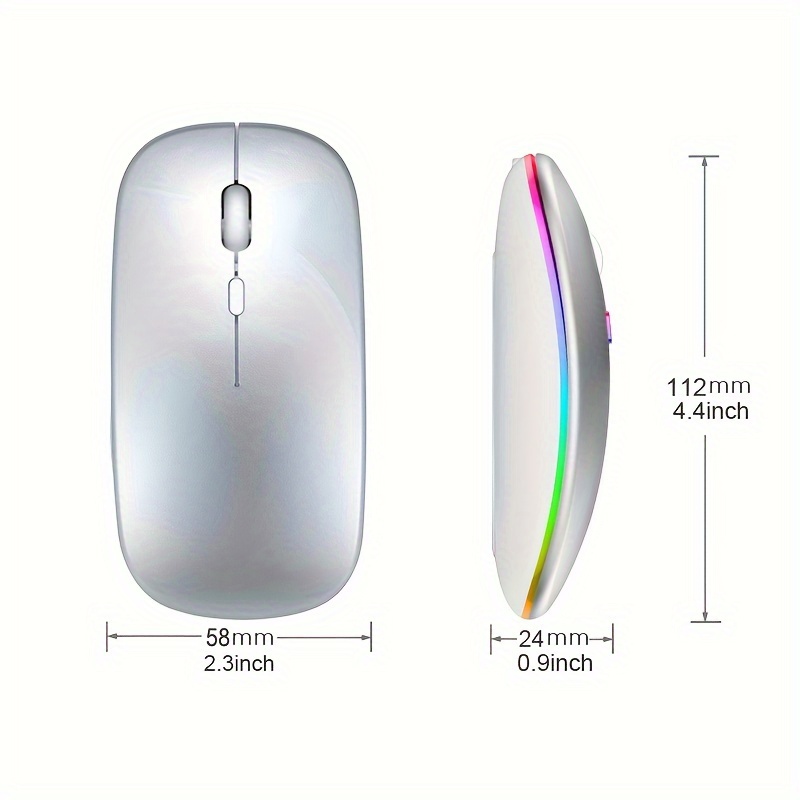 Draadloze Muis RGB Oplaadbare  - Esports Gaming Mice recensie en prijs