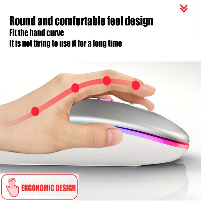 Draadloze Muis RGB Oplaadbare  - Esports Gaming Mice recensie en prijs