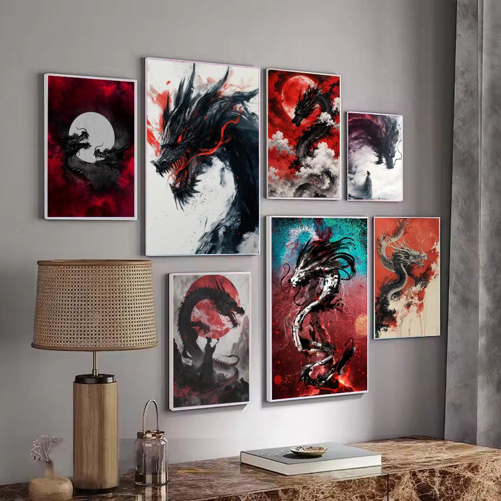 Black Dragon Poster Waterdicht - Esports And Gaming Lounge recensie en prijs