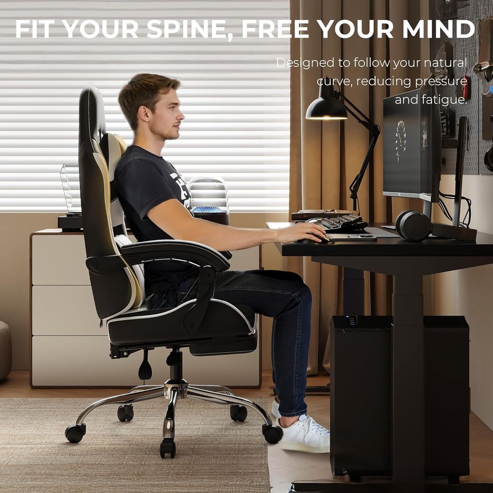 Ergonomische gamingstoel met l - Gaming & Esports District recensie en prijs