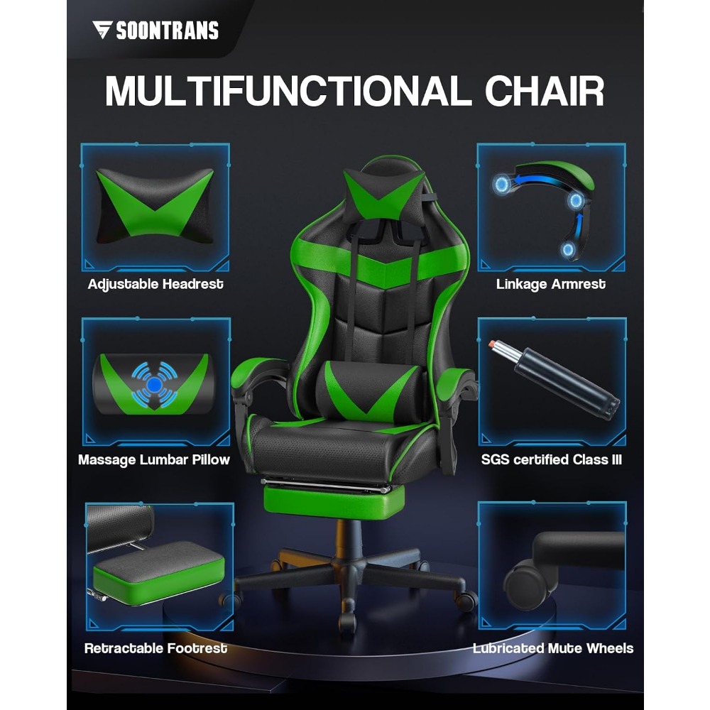 Ergonomische gamingstoel met v - Gaming & Esports District recensie en prijs