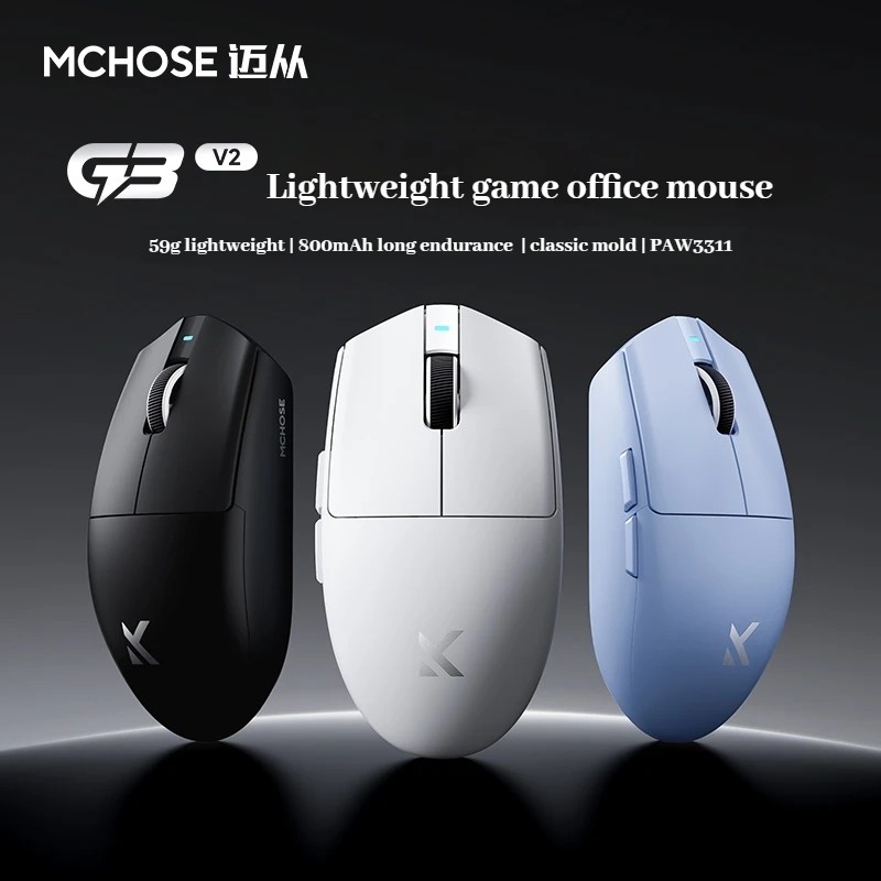 MCHOSE G3 V2 Pro/Ultra Lichtge - Esports Gaming Mouse Wireless recensie en prijs
